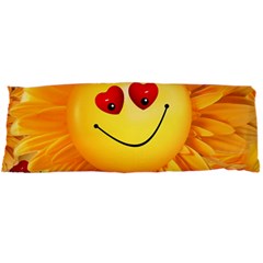 Smiley Joy Heart Love Smile Body Pillow Case Dakimakura (two Sides) by Nexatart