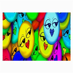 Smiley Girl Lesbian Community Large Glasses Cloth by Nexatart