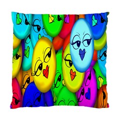 Smiley Girl Lesbian Community Standard Cushion Case (one Side) by Nexatart