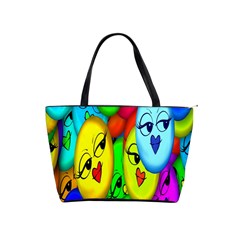 Smiley Girl Lesbian Community Shoulder Handbags by Nexatart