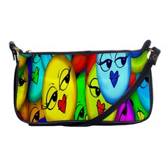 Smiley Girl Lesbian Community Shoulder Clutch Bags by Nexatart