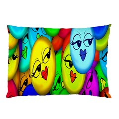 Smiley Girl Lesbian Community Pillow Case (two Sides) by Nexatart