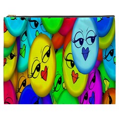 Smiley Girl Lesbian Community Cosmetic Bag (xxxl)  by Nexatart