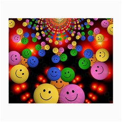 Smiley Laugh Funny Cheerful Small Glasses Cloth by Nexatart