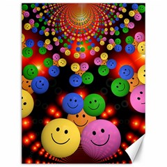 Smiley Laugh Funny Cheerful Canvas 12  X 16   by Nexatart