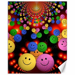 Smiley Laugh Funny Cheerful Canvas 16  X 20   by Nexatart