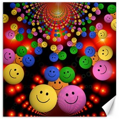 Smiley Laugh Funny Cheerful Canvas 20  X 20   by Nexatart