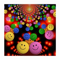 Smiley Laugh Funny Cheerful Medium Glasses Cloth (2-side) by Nexatart