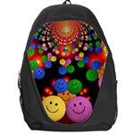 Smiley Laugh Funny Cheerful Backpack Bag Front