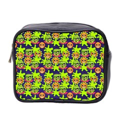 Smiley Background Smiley Grunge Mini Toiletries Bag 2-side by Nexatart