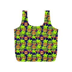 Smiley Background Smiley Grunge Full Print Recycle Bags (s)  by Nexatart