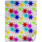 Snowflake Pattern Repeated Canvas 12  x 16   11.86 x15.41  Canvas - 1