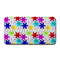 Snowflake Pattern Repeated Medium Bar Mats by Nexatart