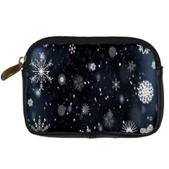 Snowflake Snow Snowing Winter Cold Digital Camera Cases by Nexatart