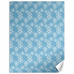 Snowflakes Winter Christmas Canvas 12  X 16   by Nexatart