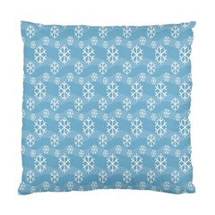 Snowflakes Winter Christmas Standard Cushion Case (One Side)