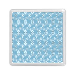 Snowflakes Winter Christmas Memory Card Reader (Square) 