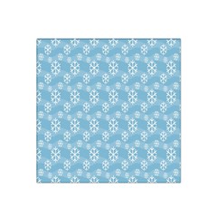 Snowflakes Winter Christmas Satin Bandana Scarf by Nexatart