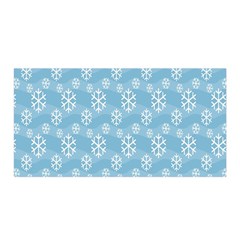 Snowflakes Winter Christmas Satin Wrap