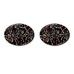 Spiders Colorful Cufflinks (oval) by Nexatart