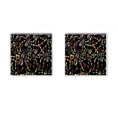 Spiders Colorful Cufflinks (square) by Nexatart