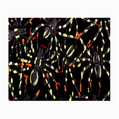 Spiders Colorful Small Glasses Cloth (2-side) by Nexatart