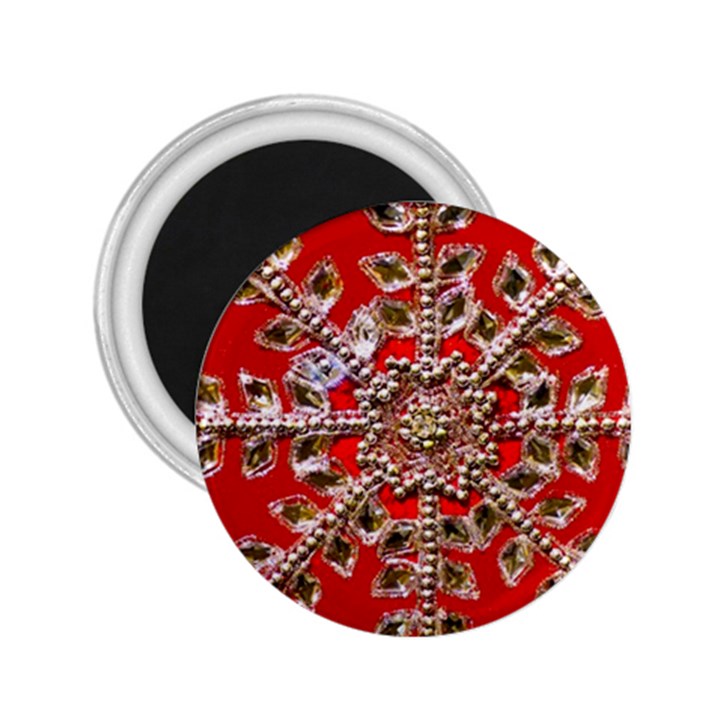 Snowflake Jeweled 2.25  Magnets