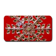 Snowflake Jeweled Medium Bar Mats by Nexatart