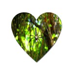 Spider Spiders Web Spider Web Heart Magnet Front