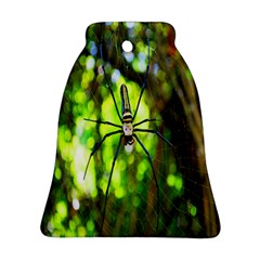 Spider Spiders Web Spider Web Bell Ornament (two Sides)