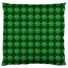 Snowflakes Square Large Cushion Case (two Sides) by Nexatart