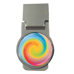 Rainbow Swirl Money Clips (round)  by OneStopGiftShop