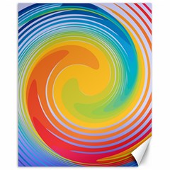 Rainbow Swirl Canvas 16  X 20   by OneStopGiftShop