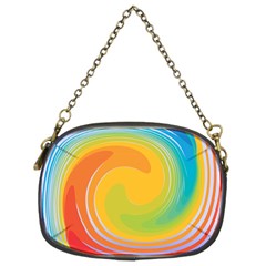 Rainbow Swirl Chain Purses (two Sides)  by OneStopGiftShop