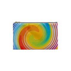 Rainbow Swirl Cosmetic Bag (small) 