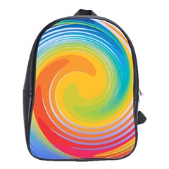 Rainbow Swirl School Bags(large)  by OneStopGiftShop