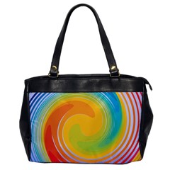 Rainbow Swirl Office Handbags