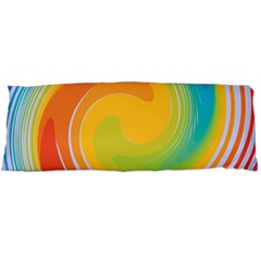 Rainbow Swirl Body Pillow Case (dakimakura)