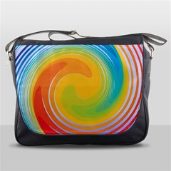 Rainbow Swirl Messenger Bags