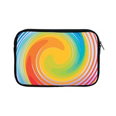 Rainbow Swirl Apple Ipad Mini Zipper Cases by OneStopGiftShop