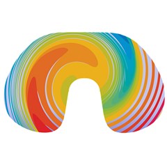 Rainbow Swirl Travel Neck Pillows by OneStopGiftShop