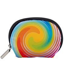 Rainbow Swirl Accessory Pouches (small)  by OneStopGiftShop