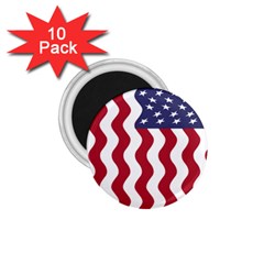 American Flag 1 75  Magnets (10 Pack) 