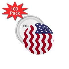 American Flag 1 75  Buttons (100 Pack) 