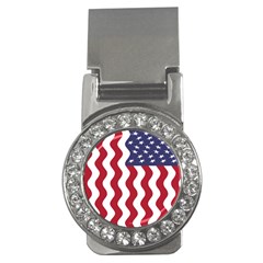 American Flag Money Clips (cz)  by OneStopGiftShop