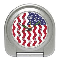 American Flag Travel Alarm Clocks by OneStopGiftShop