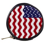 American Flag Mini Makeup Bags Back