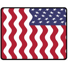 American Flag Fleece Blanket (medium) 