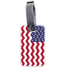 American Flag Luggage Tags (two Sides) by OneStopGiftShop