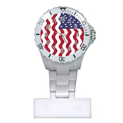 American Flag Plastic Nurses Watch by OneStopGiftShop